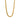 Collar Trenzado Dorado 3 mm